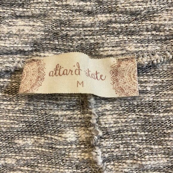 Alter’d State women’s grey sleeveless cotton blend open oversized cardigan Med - Picture 7 of 7